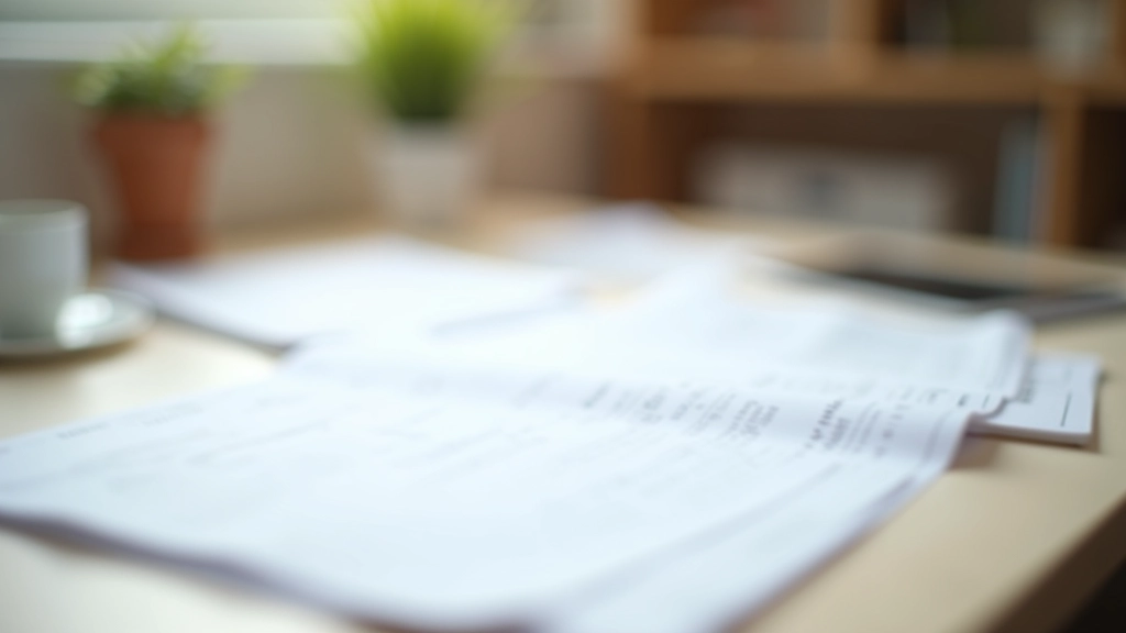 Documents fiscaux et formulaires de déclaration d'impôts français sur un bureau organisé